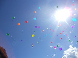 Balloons Release Coreys Celebration of Life 7-23-2011 image