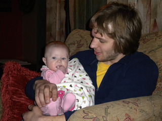 Corey with my daughter Addison. Thanksgiving break 2010 image